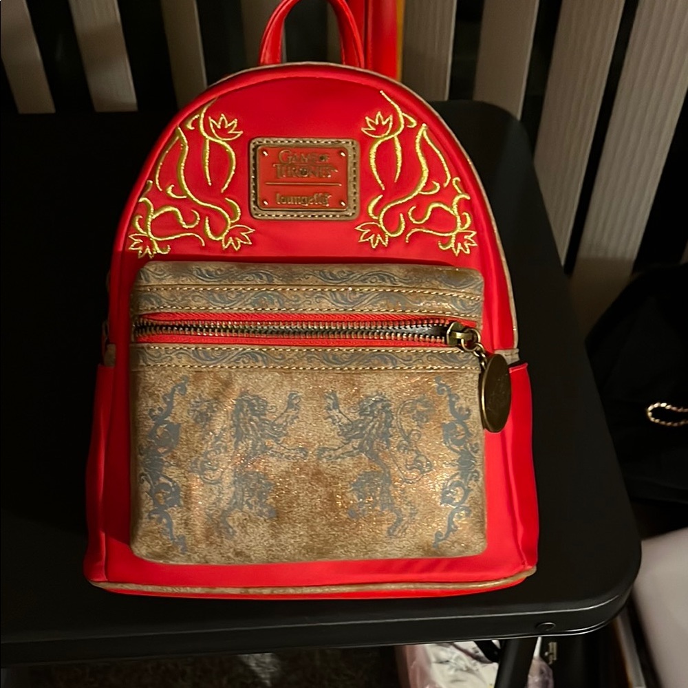 NWT Loungefly Exclusive Game Of Thrones Cersei Lannister Mini Backpack